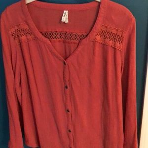 Sienna gauze boho top